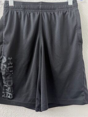 Under Armour Youth Boys' Prototype Wordmark Shorts - Black - Size YMD
